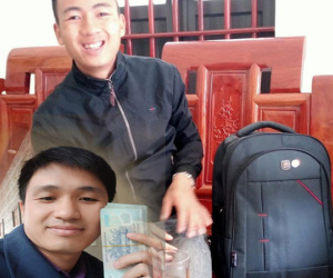 Nhặt được balo đầy tiền, cán bộ xã đăng lên facebook tìm người trả lại