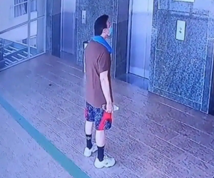 Hình ảnh cuối cùng của nghệ sĩ Chí Tài được trích xuất từ CCTV khu chung cư