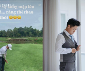 Phan Thành cũng không thoát cảnh phát tướng sau khi lấy vợ, mới dăm bữa đã lên mạng 'bán than'