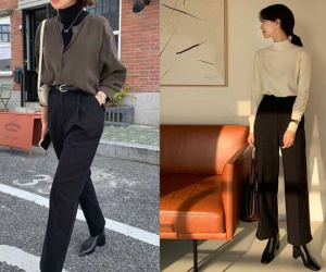 Gái Hàn diện quần đen rất nhiều nhưng luôn xịn đẹp chứ không nhàm chán, đó là vì họ có 4 tips