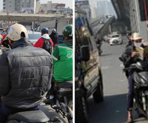 Tranh thủ ôn bài ngay khi đang dừng đèn đỏ, nam sinh khiến dân tình ngả mũ bái phục, ai nấy hốt hoảng giục nhau về học tập