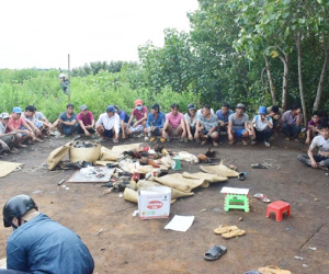 Bắt quả tang 37 đối tượng đá gà ăn tiền