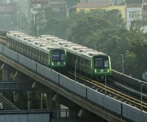 Cận cảnh chạy thử toàn hệ thống đường sắt Cát Linh - Hà Đông