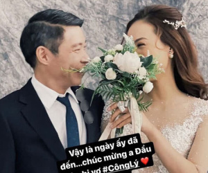 Hé lộ hậu trường ảnh cưới của NSND Công Lý và bạn gái kém 15 tuổi