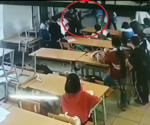 Xôn xao vụ phụ huynh xông vào tận lớp đấm, đá học sinh lớp 6