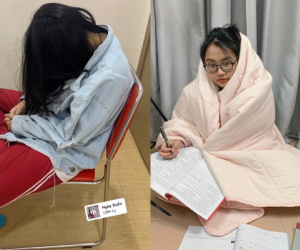 Phương Mỹ Chi đăng ảnh bạn học đầu bù tóc rối, dân tình bỗng vào thương 'chị Bảy' vì dòng chữ này