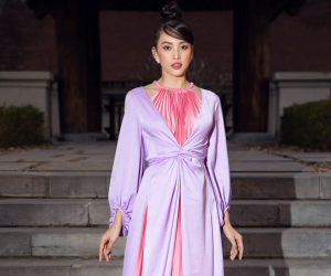 Tiểu Vy cùng dàn mỹ nhân Việt hóa đào nương váy áo mỏng manh trong tiết trời lạnh buốt tại Yên Tử