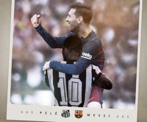 Messi cân bằng kỷ lục của 'Vua' Pele