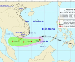 Ứng phó với hoàn lưu bão số 14 suy yếu thành áp thấp nhiệt đới trên Biển Đông
