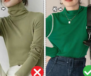 3 điều nên nhớ khi mặc áo len cao cổ để không lâm vào cảnh mặt to, cổ rụt