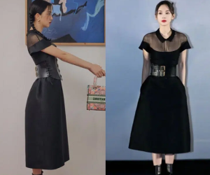 Nữ thần Jisoo cũng có lúc thua kém khi đụng hàng, bị Vương Lệ khôn "át vía" nhờ chỉnh váy cao tay