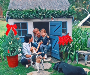 Gia đình Meghan và Harry tung ảnh mừng Giáng sinh siêu giản dị, Hoàng tử nhỏ Archie lộ đặc điểm khác biệt với Hoàng gia Anh