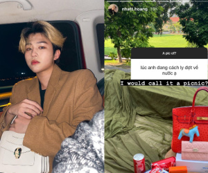 Nhất Hoàng tiếp tục khẳng định đẳng cấp rich kid, đi cách ly mà mang sương sương đống đồ hiệu mấy trăm triệu