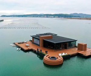 Ngắm biệt thự nổi 600m2 độc nhất vô nhị trên biển