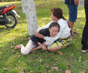 Về thăm con sau giờ nghỉ trưa, người đàn ông bị xe tải cán tử vong, người vợ gào khóc ở hiện trường