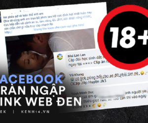 Hết vấn nạn tin giả hack tài khoản, Facebook lại ngập tràn bình luận spam link giả web đen, clip sex để lừa đảo