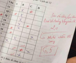 Cô giáo nhầm mã đề và lời nhận xét ấm lòng dành cho học sinh