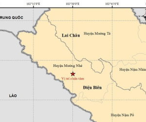 Động đất tại Điện Biên ngày cuối năm