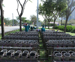 Cận cảnh trận địa pháo hoa 'khủng' nhất TP.HCM, sẵn sàng chào năm mới 2021