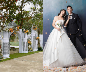 Bùi Tiến Dũng dựng rạp cưới hoành tráng, lung linh như lâu đài tại quê nhà