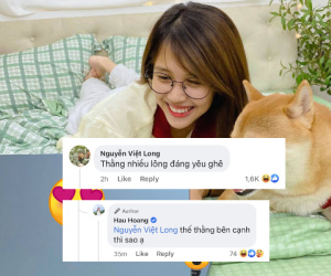 Hậu Hoàng vừa đăng ảnh, Mũi trưởng Long ngay lập tức tương tác, cặp đôi tự 'đẩy thuyền' mạnh hơn cả fan