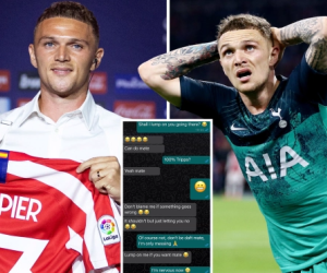 Tiết  lộ đoạn chat Trippier giục bạn bè đặt cửa mình sang Atletico