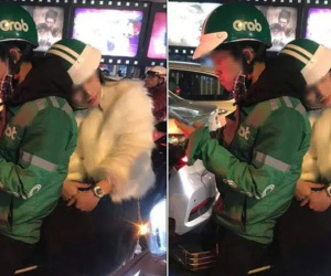 Bắt gặp nữ khách hàng xinh đẹp ngủ gục ngon lành sau lưng chàng Grab, dân mạng phát hờn với anh xe ôm 'số hưởng', đề nghị được đổi nghề!