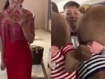 Đám cưới xong xuôi, chú rể tiễn khách rồi... bỏ quên vợ ở khách sạn, cô dâu chỉ lo chụp ảnh selfie xong dọn đồ về