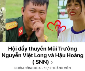 Hội đẩy thuyền Mũi trưởng Long - Hậu Hoàng là thế lực mới đang lên, vừa xuất hiện đã tăng vèo 18k thành viên