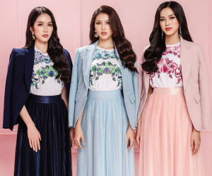 Hoa hậu Đỗ Thị Hà đọ sắc cùng Á hậu Phương Anh, Ngọc Thảo