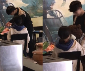 Nam sinh tổ chức tiệc cho bạn gái nhưng hành động sau đó mới nhận được lời khen ngợi nhiệt liệt từ mọi người