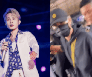 Clip: Jack hướng ánh mắt 'sắc như dao' về phía nhân viên an ninh khi hất tay fangirl cực phũ
