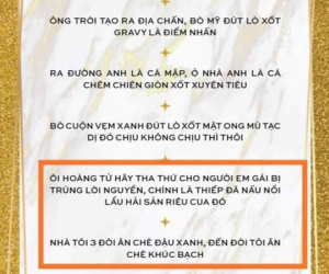 Dân tình ngả mũ thán phục với người nghĩ ra chiếc menu tiệc cưới 'bắt trend' không sót trào lưu nào