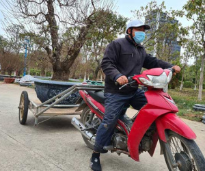 'Chiêu' kiếm 1 triệu đồng/ngày của cánh xe ôm ngày cận Tết