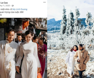 Bộ ảnh 'tuyết Việt Nam' đẹp xuất sắc và chuyện kết hôn 'thần tốc' chưa từng tiết lộ của chàng nhiếp ảnh nổi tiếng 'dị'