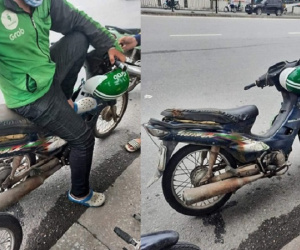 Ứng dụng báo SH sắp đến đón, chàng trai méo mặt vì tài xế mang con xe đặc biệt tới