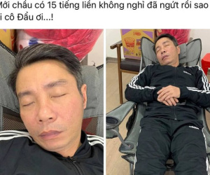 Hé lộ hậu trường Táo Quân: Nhìn hình ảnh NS Công Lý sau 15 tiếng 'chầu' liên tục mà xót xa