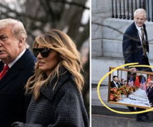 Ít ngày nữa phải chính thức rời Nhà Trắng, bà Melania Trump lặng lẽ sắp xếp đồ vì 'sợ làm chồng nổi giận', hành lý đang được chuyển ra ngoài