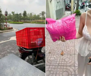 Ra nhận hàng online nhưng lại ăn mặc như đi ngủ, cô gái trẻ khiến chàng shipper đỏ mặt tía tai