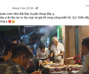 'Cơm Tấm Bãi Rác' bất ngờ bị nhiều netizen tố bán đĩa sườn + xíu mại tính 100k là quá đắt, thực hư câu chuyện là gì?