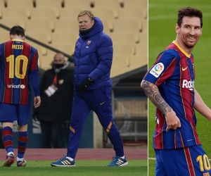 Messi bất mãn với Koeman, muốn Barca sa thải ngay