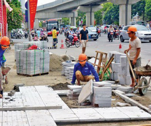 Thành phố Hà Nội sẽ dừng đào đường, lát hè từ ngày 20/1