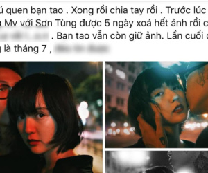Giữa lùm xùm 'trà xanh', dân mạng 'đào ra' Hải Tú chia tay người yêu thợ xăm 5 ngày trước khi ra MV cùng Sơn Tùng
