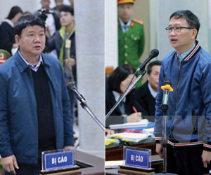 Hôm nay, ông Đinh La Thăng cùng Trịnh Xuân Thanh hầu tòa