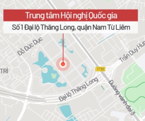 Bản đồ cấm đường phục vụ Đại hội Đảng