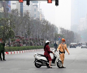 Những lưu ý khi tham gia giao thông dịp Đại hội Đảng XIII