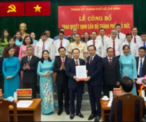 Nhân sự chủ chốt được kiện toàn, TP Thủ Ðức chính thức hoạt động
