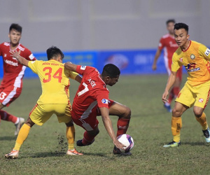 CLB Viettel hòa nhạt trên sân Thanh Hóa