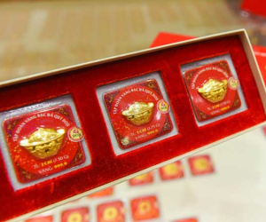 Giá vàng trong nước tăng nhẹ