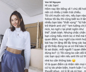 Mi Vân 'theo dòng sự kiện': Đăng trạng thái cực gắt, yêu cầu 'ai đó' bớt phèn